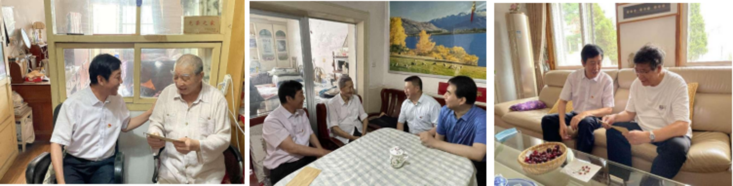 我校开展“七一”前夕走访慰问活动