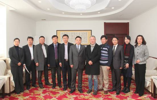 台中科技大学代表团一行访问我校