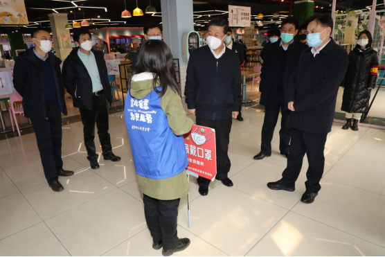 辽宁省高校疫情防控督导组到我校实地督查指导校园疫情防控工作