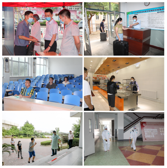 我校组织进行秋季学期学生返校复学演练