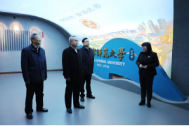 大连市委常委、组织部部长王炳森一行来我校调研人才建设工作