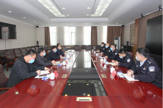 大连市公安局沙河口公安分局领导莅临我校调研指导工作