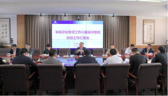 学校召开审核评估专项工作小组自评整改阶段工作汇报会