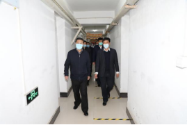 辽宁省高校疫情防控督导组到我校实地督查指导校园疫情防控各项工作