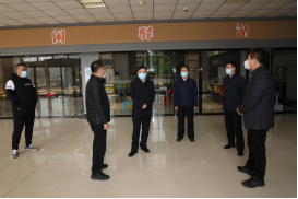 校党委书记李雪铭深入督查检查学校疫情防控工作
