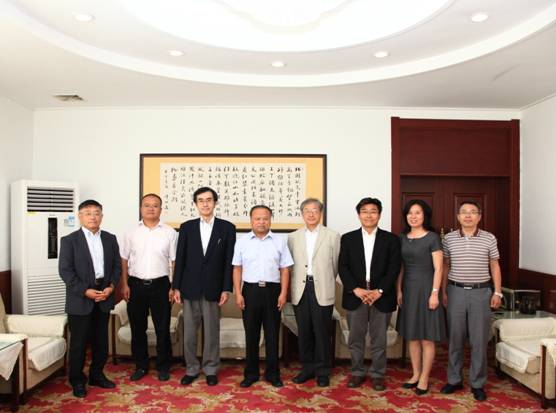 日本神奈川大学副校长出云雅志一行来我校交流访问