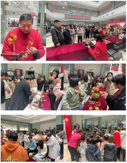 大连非遗项目进校园活动在黄河路校区图书馆举行