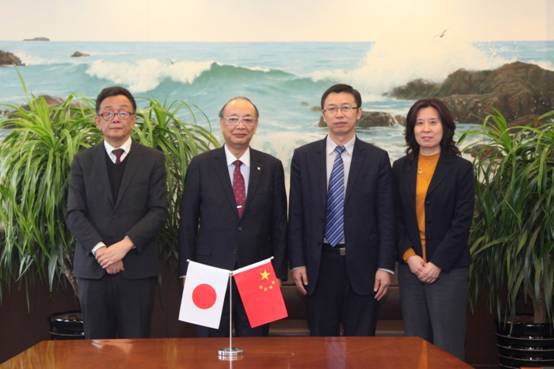 日本北陆大学副校长桧森隆一一行访问我校