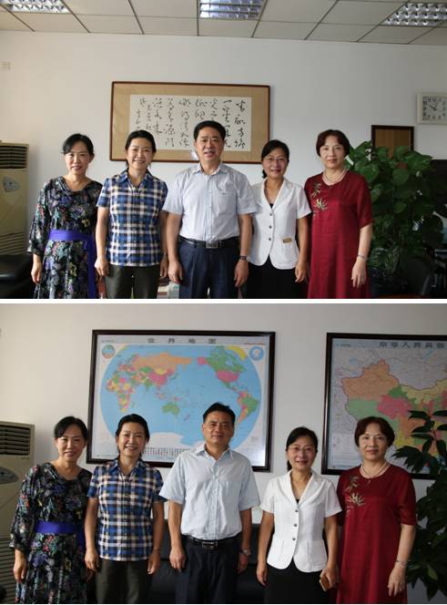 民进市委主委艾华一行来我校调研